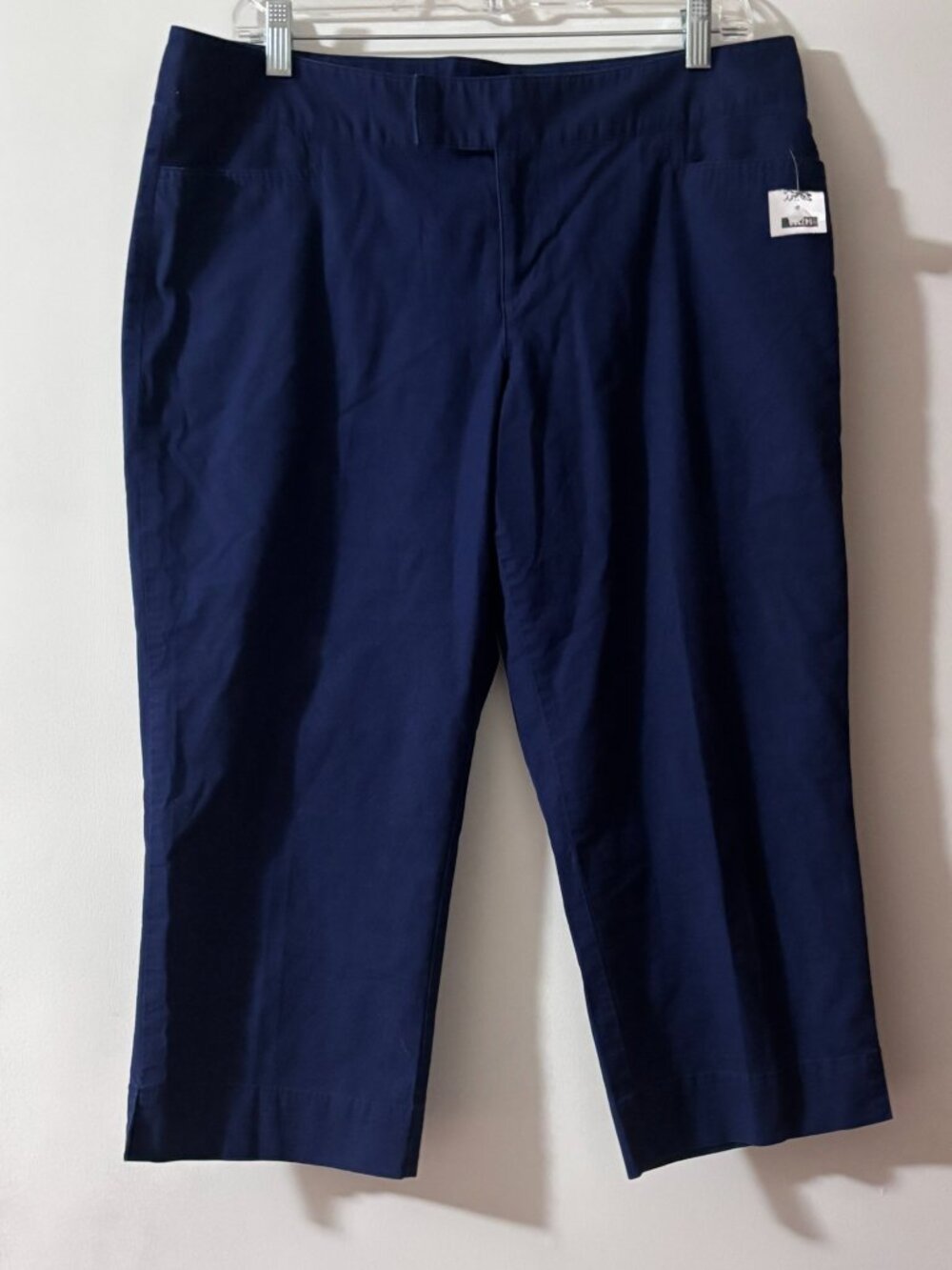 SO Stretch Navy Blue Crop Capri Pants Size 15